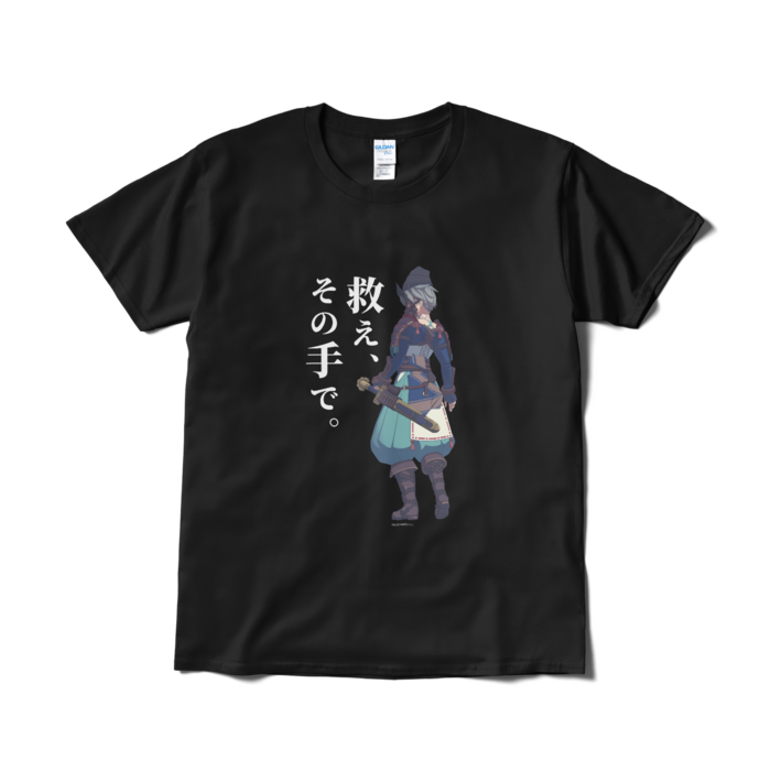 『オノゴロ物語』救え－マサタケ（B）Tシャツ（短納期） - L - ブラック