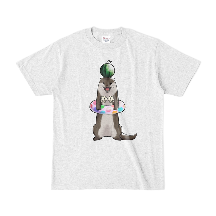 カラーTシャツ(淡色) - S - アッシュ