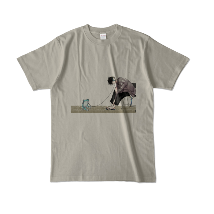 カラーTシャツ - L - シルバーグレー (淡色)