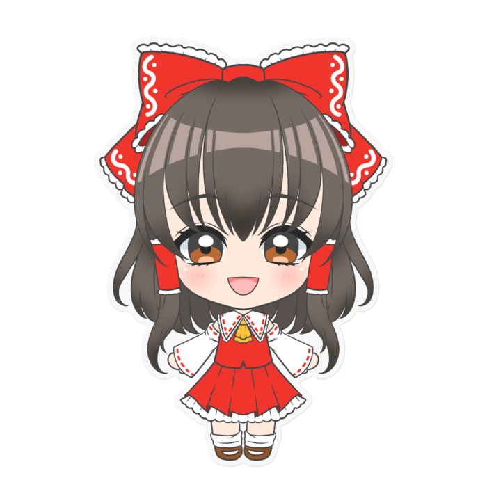 ステッカー - 160 x 160 (mm)クリア