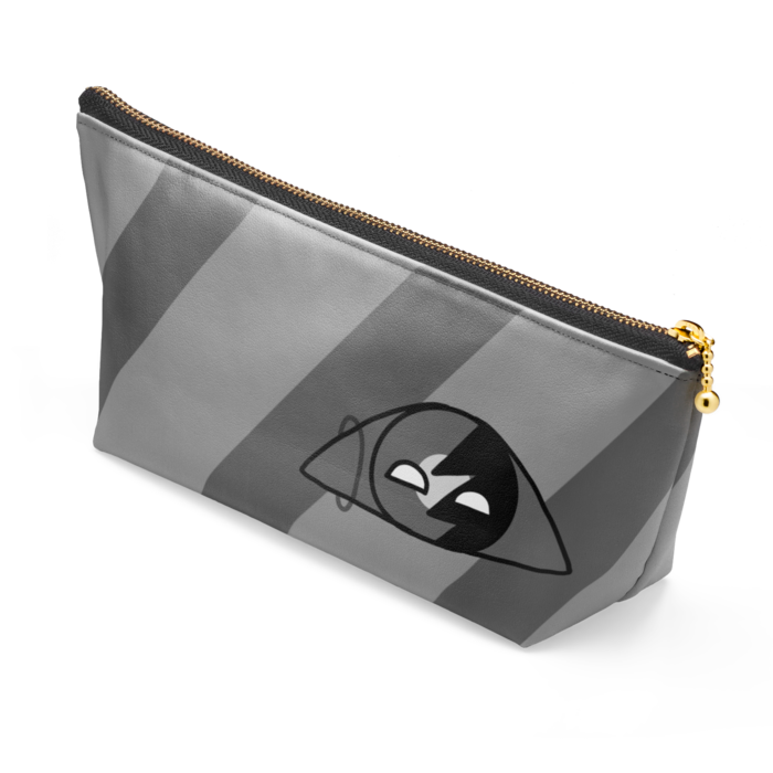 ポーチ - 長さ21.5cm / 高さ10cm - ブラック