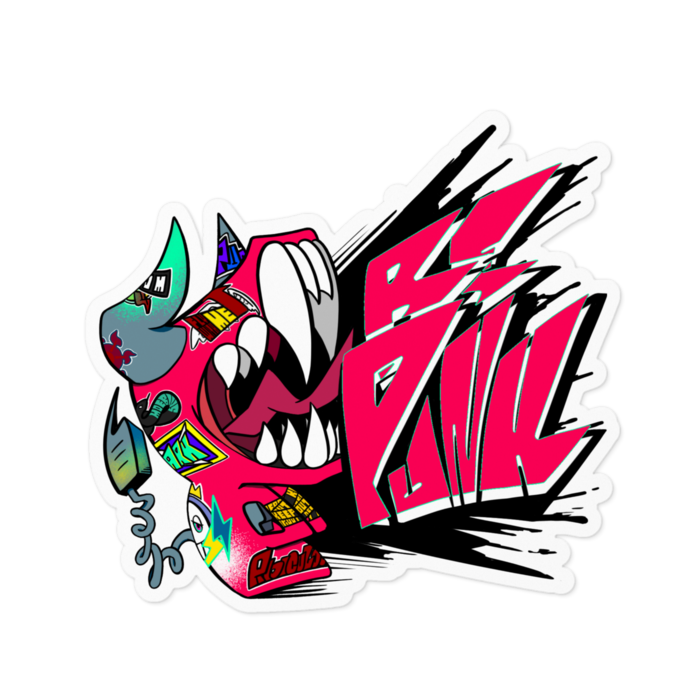 ステッカー - 100 x 100 (mm)