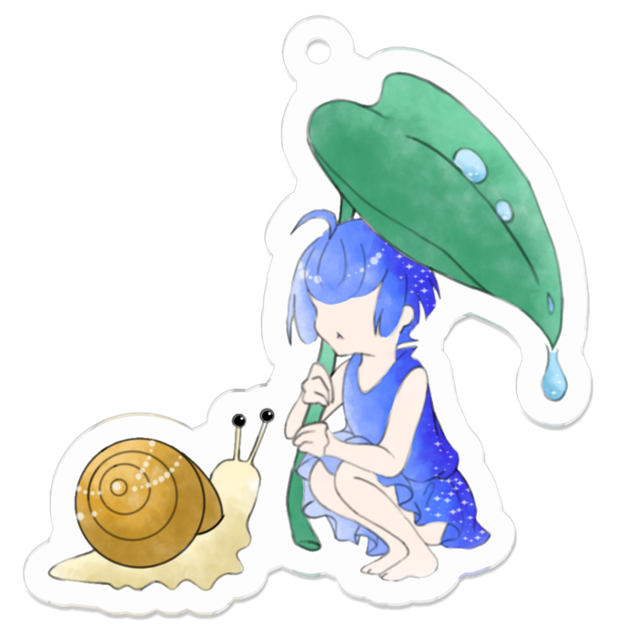 アクリルキーホルダー - 50 x 50 (mm)
