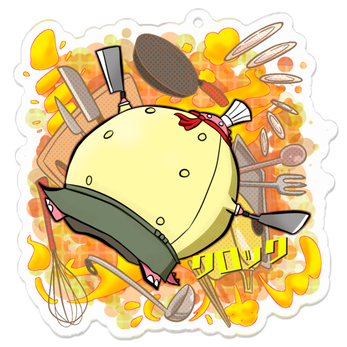 アクリルキーホルダー - 70 x 70 (mm)