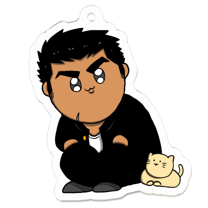 アクリルキーホルダー - 50 x 50 (mm)