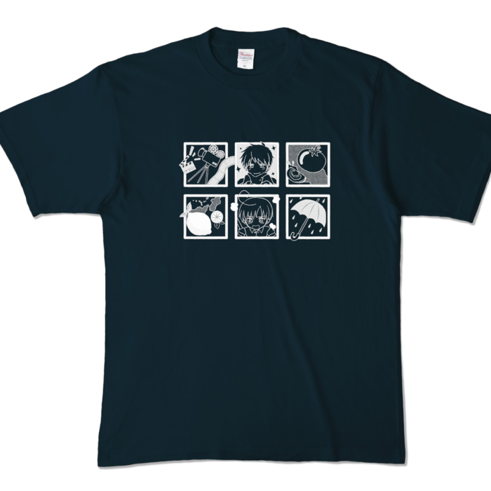 カラーTシャツ - XL - ネイビー (濃色)