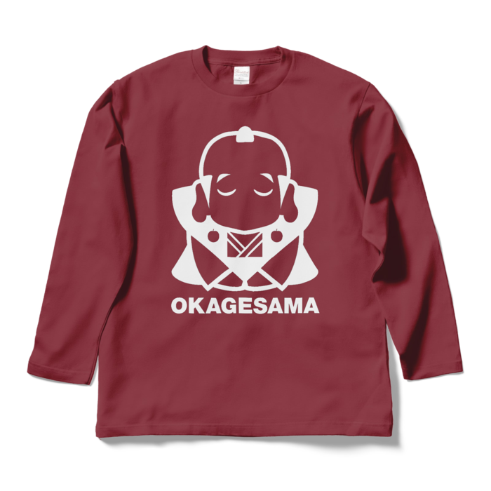 ロングスリーブTシャツ - L - バーガンディ