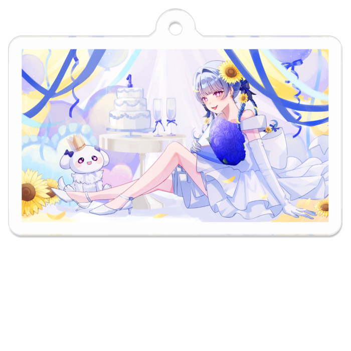 アクリルキーホルダー - 50 x 50 (mm)