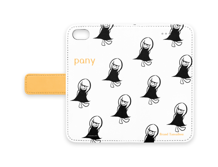 手帳型iPhoneケース - iPhone 8 / 7 / SE2 - ストラップ穴 なし(ホワイト)