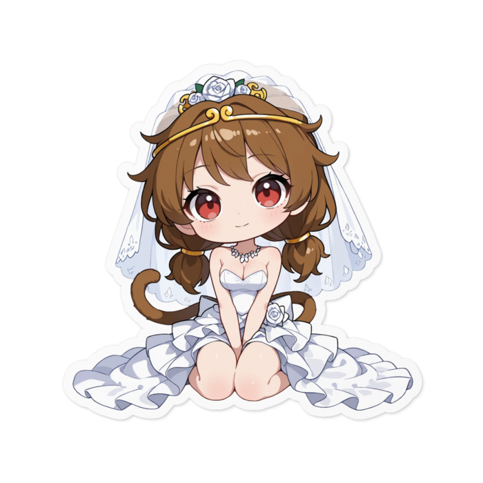 ステッカー - 100 x 100 (mm)(キャラのみ)