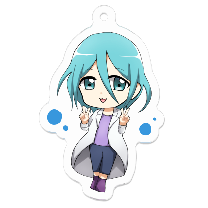 アクリルキーホルダー - 50 x 50 (mm)