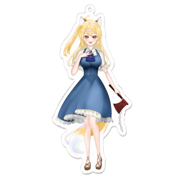 アクリルキーホルダー - 100 x 100 (mm)