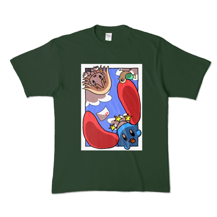 カラーTシャツ - XL - フォレスト (濃色)