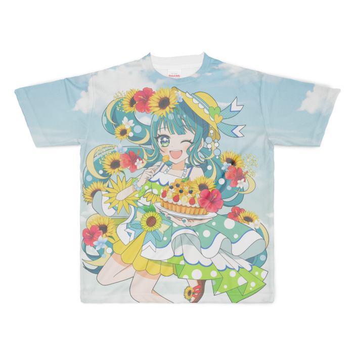 フルグラフィックTシャツ - XL - 正面印刷のみ