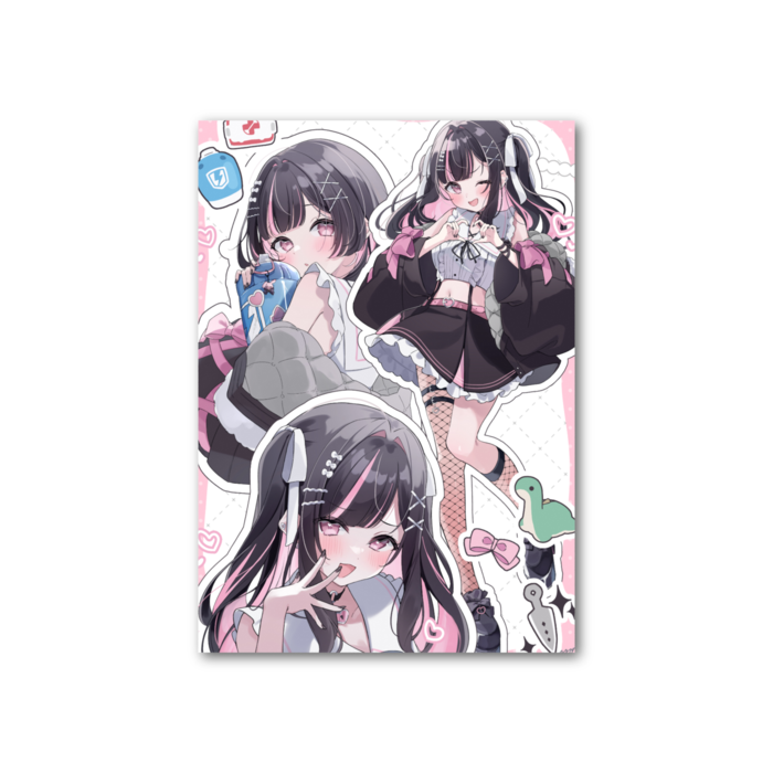 フォト風カード - 縦 - 片面