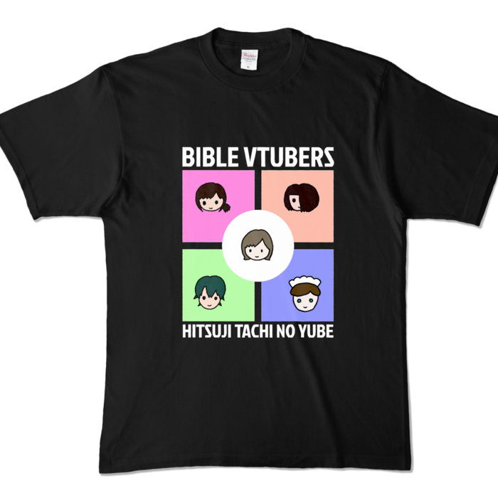 カラーTシャツ - XL - ブラック (濃色)