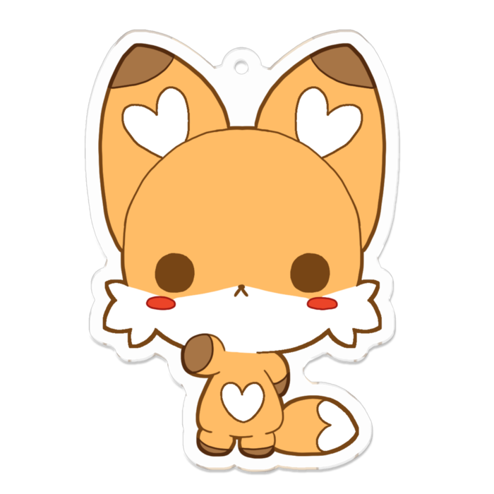 アクリルキーホルダー - 70 x 70 (mm)