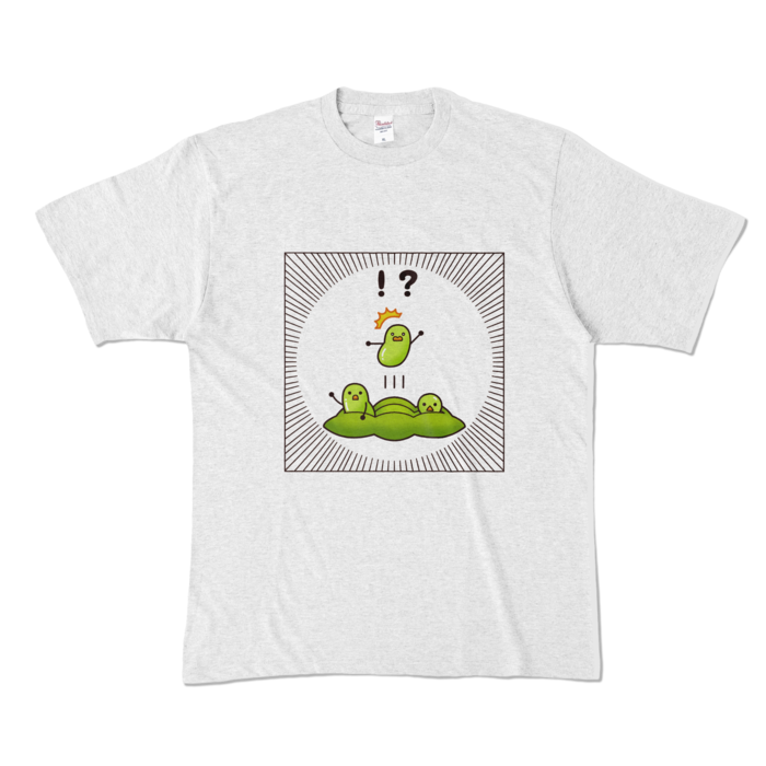カラーTシャツ カラーver アッシュ XL