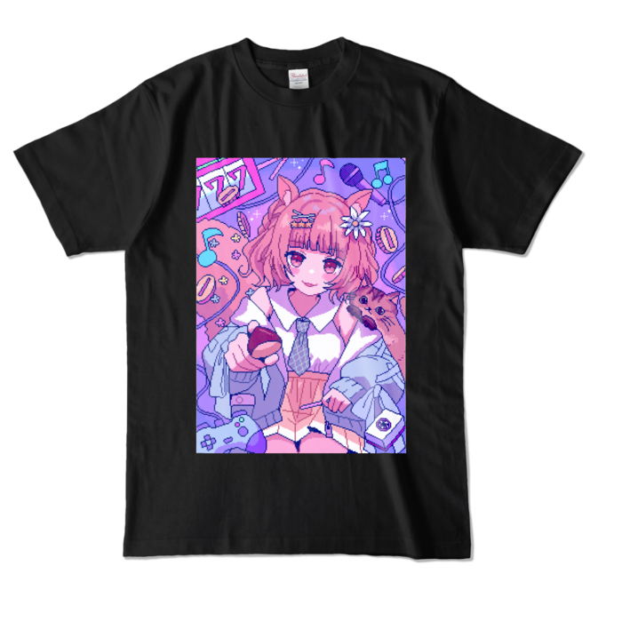 カラーTシャツ - L - ブラック (濃色)