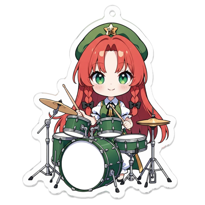 アクリルキーホルダー - 70 x 70 (mm)(キャラのみ)