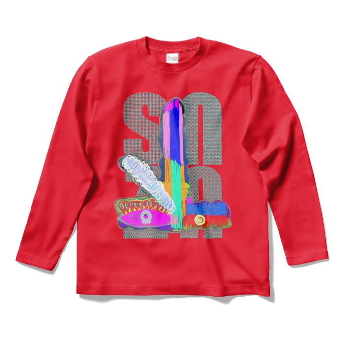 ロングスリーブTシャツ - S - レッド