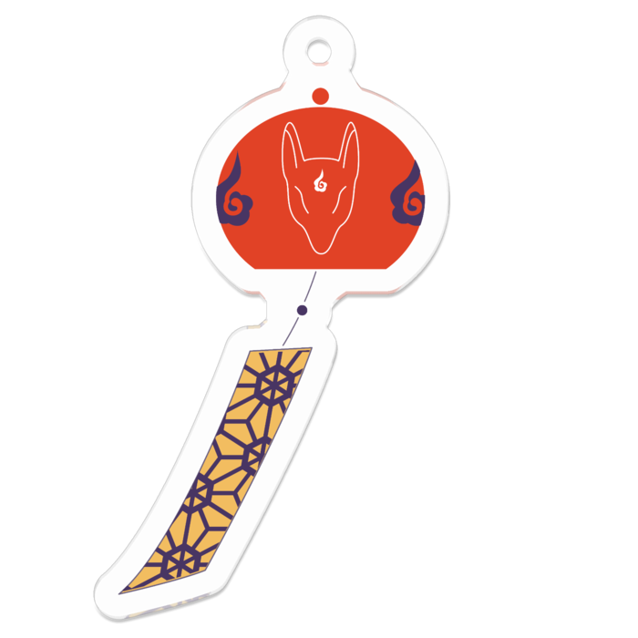 アクリルキーホルダー - 50 x 50 (mm)