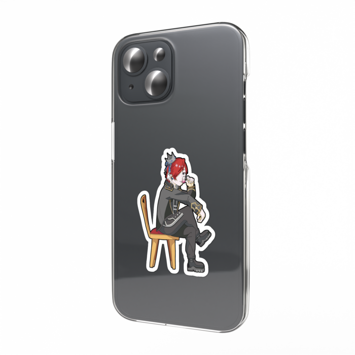 男アバ　スマホステッカー - W55 × H91mm 以内