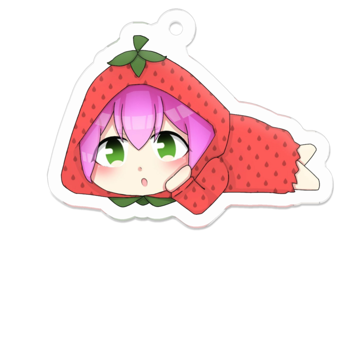 アクリルキーホルダー（コーティング） - 50 x 50 (mm)