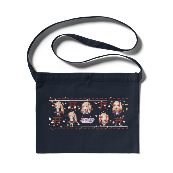 【暁月セレナ】SDせれな サコッシュ Navy - 300 x 230 (mm)