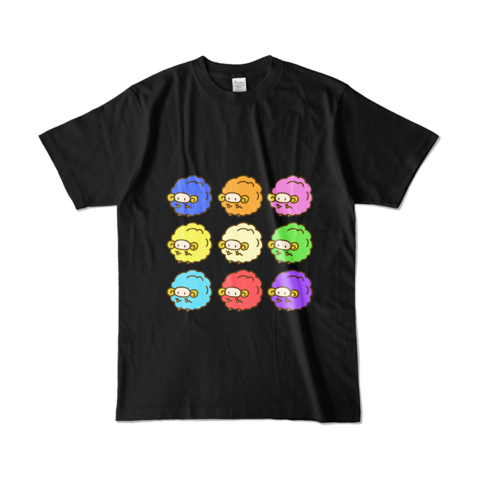 カラーTシャツ - L - ブラック (濃色)
