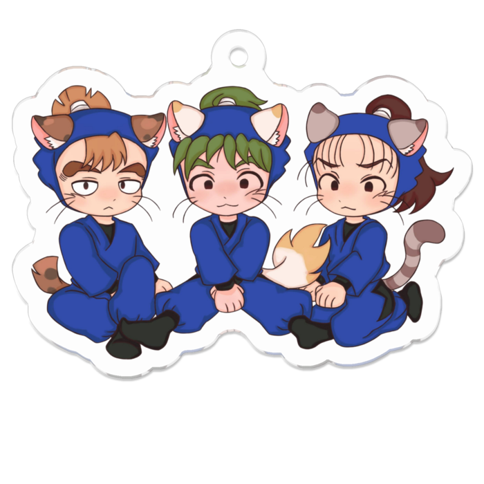 アクリルキーホルダー - 50 x 50 (mm)