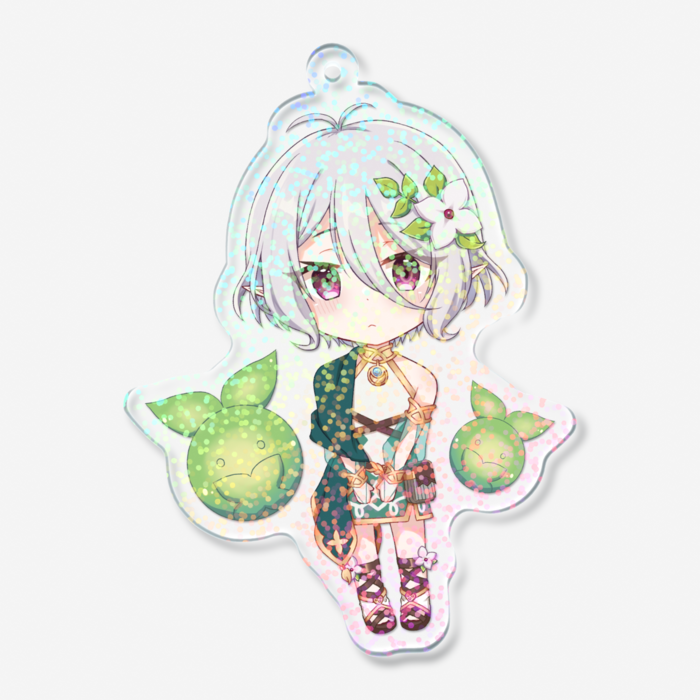 ホログラムアクリルキーホルダー - 70 × 70mm