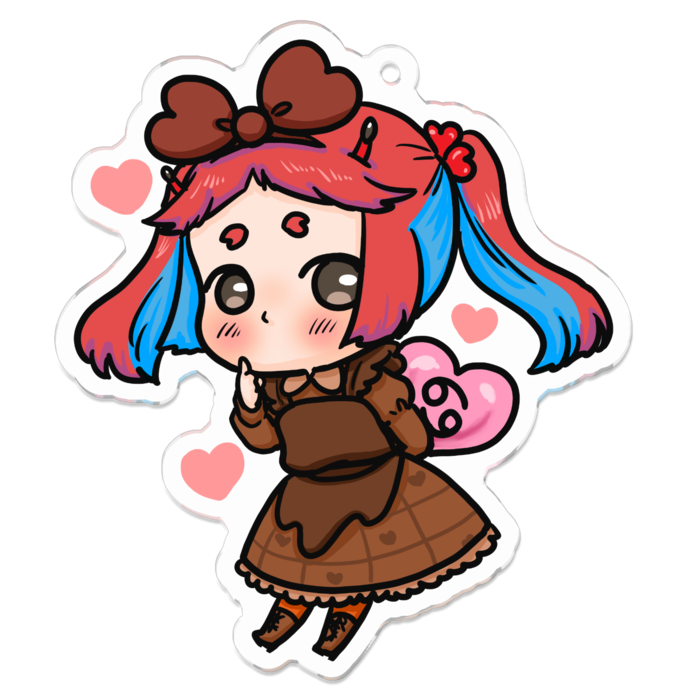 アクリルキーホルダー - 70 x 70 (mm)