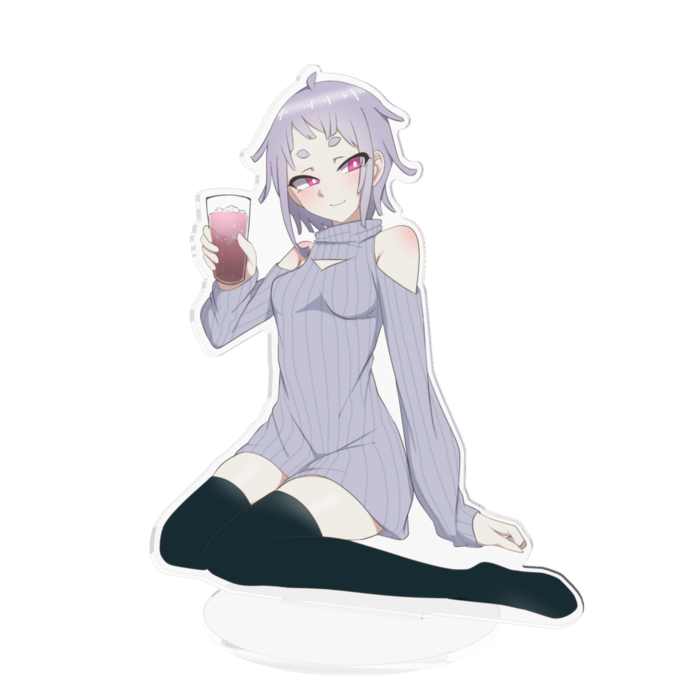 リンカちゃんと乾杯アクリルフィギュア 160x160mm