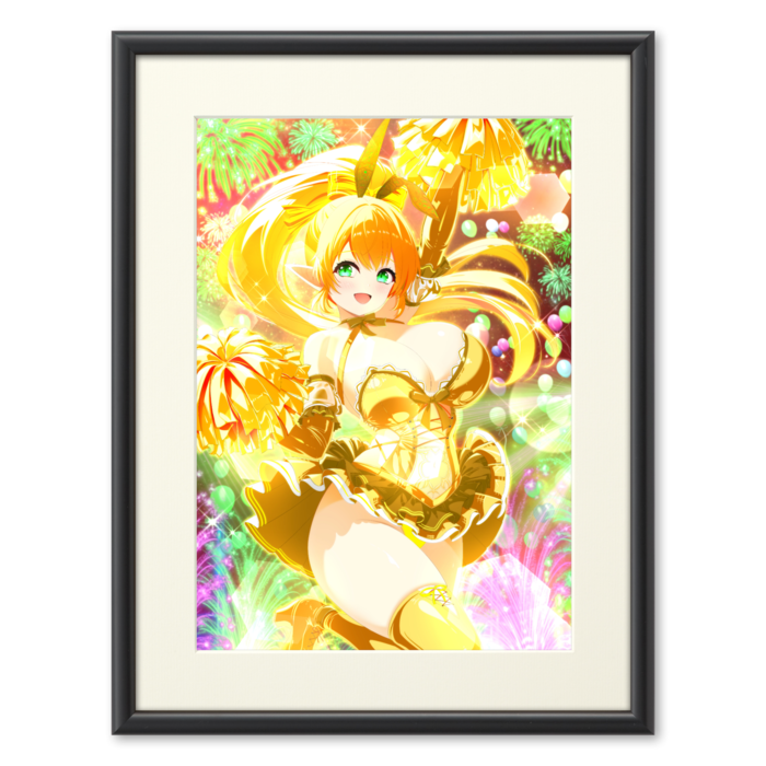複製画(プリモアート) - A3(金髪/額縁・ブラック)