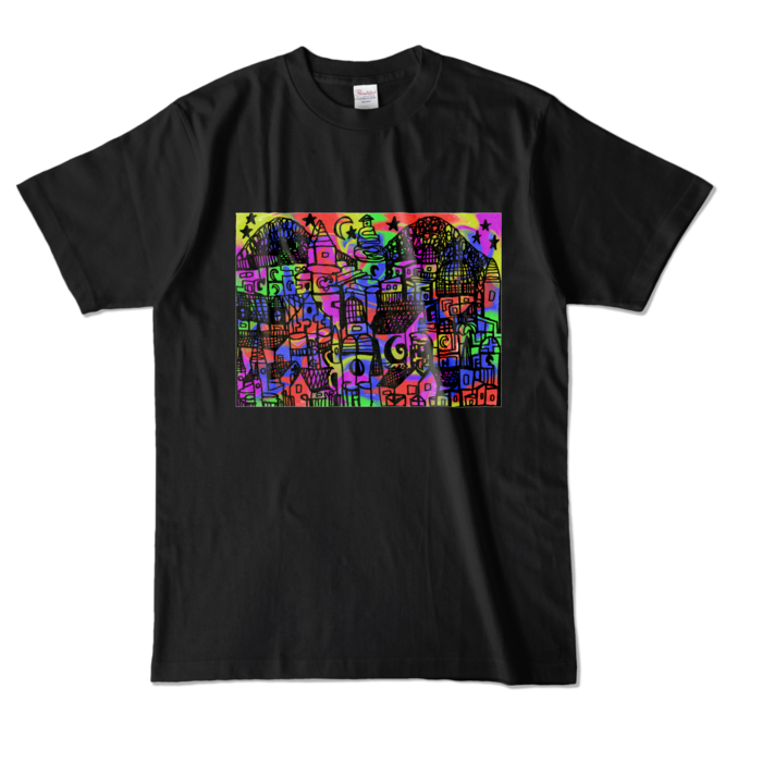 カラーTシャツ - L - ブラック (濃色)