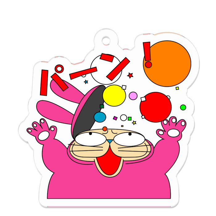 アクリルキーホルダー - 50 x 50 (mm)