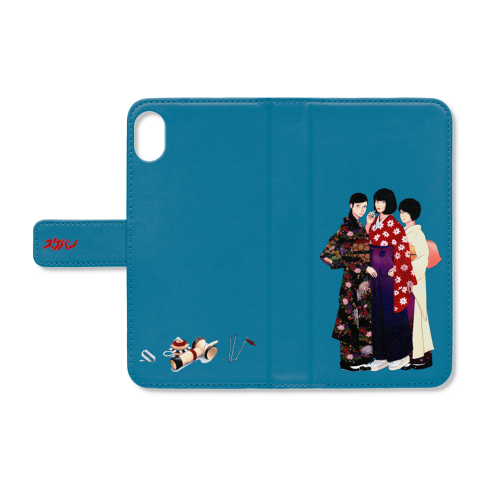 手帳型iPhoneケース - iPhone XR - ストラップ穴 なし