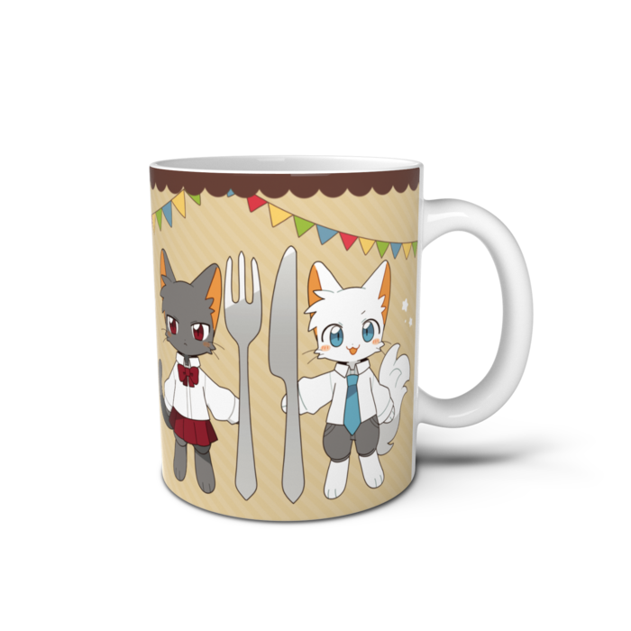 マグカップ - 直径 8 cm / 高さ 9.5 cm