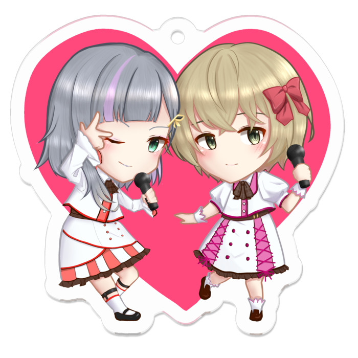 【中央ナスカン】りえめいミニFFアクキー