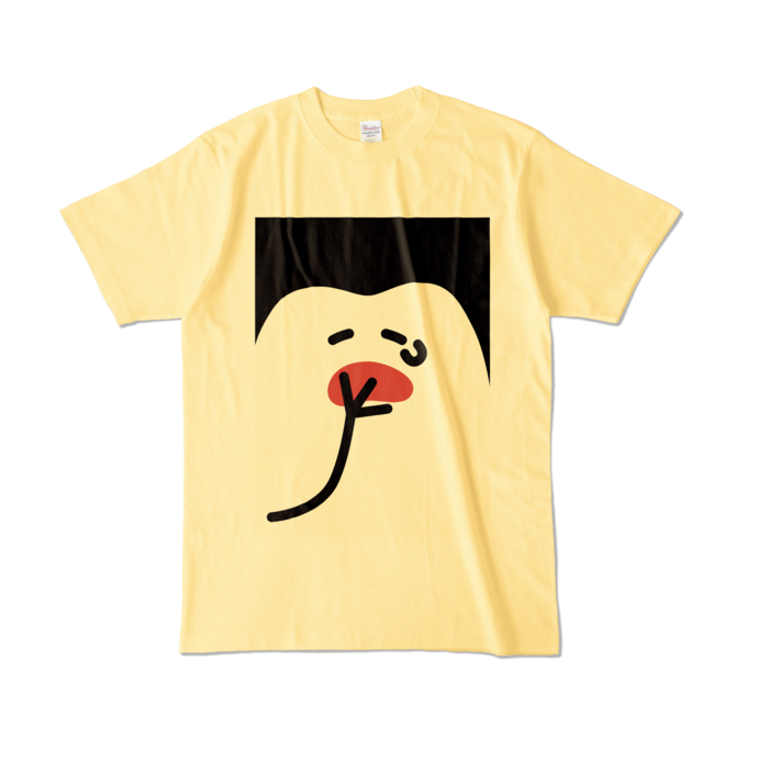 カラーTシャツ - L - ライトイエロー (淡色)