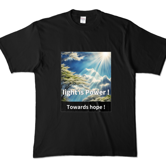 カラーTシャツ - XL - ブラック (濃色)