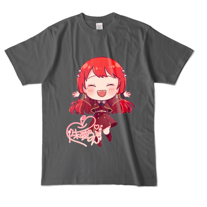 カラーTシャツ - L - チャコール (濃色)