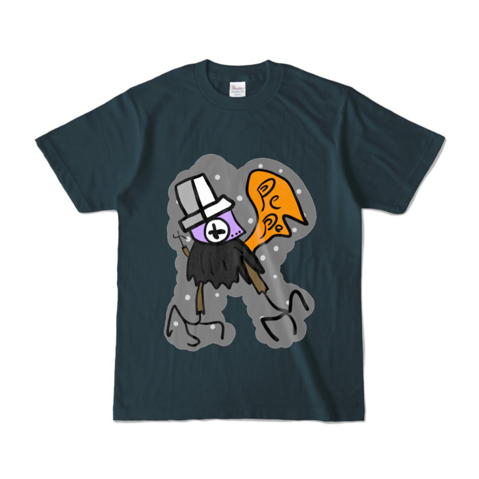 カラーTシャツ - S - デニム (濃色)