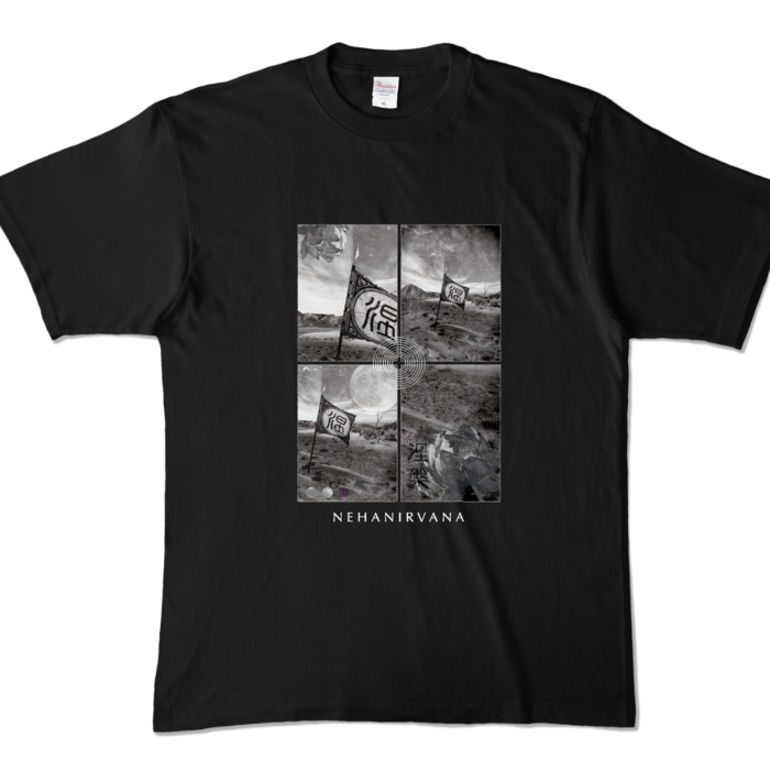 NEHAN FLAG TEE / BLACK / XL