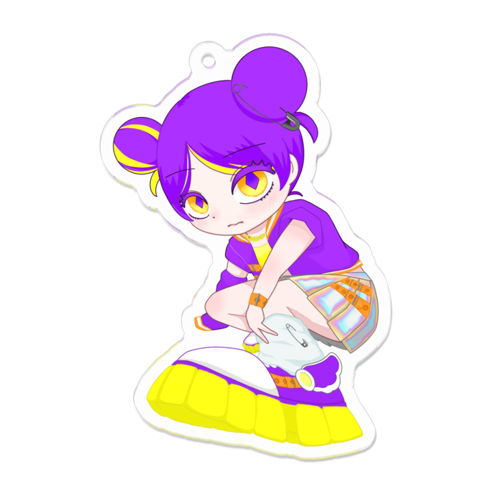 アクリルキーホルダー - 70 x 70 (mm)