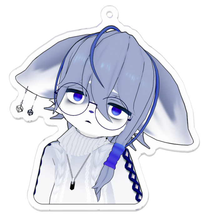 アクリルキーホルダー - 70 × 70 (mm)