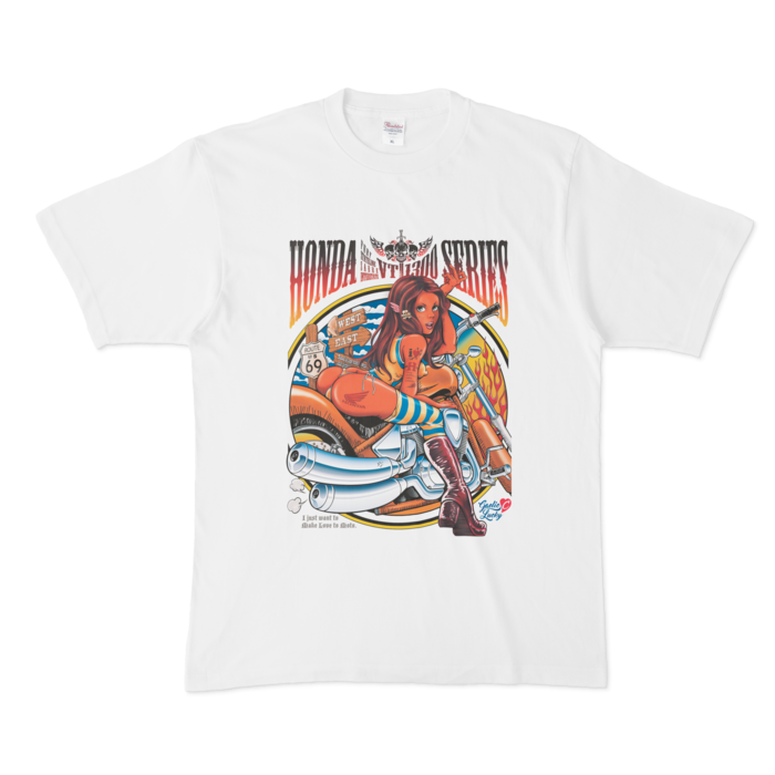 VT1300C Orange Tシャツ - XL - 正面