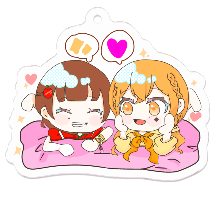 アクリルキーホルダー - 50 x 50 (mm)