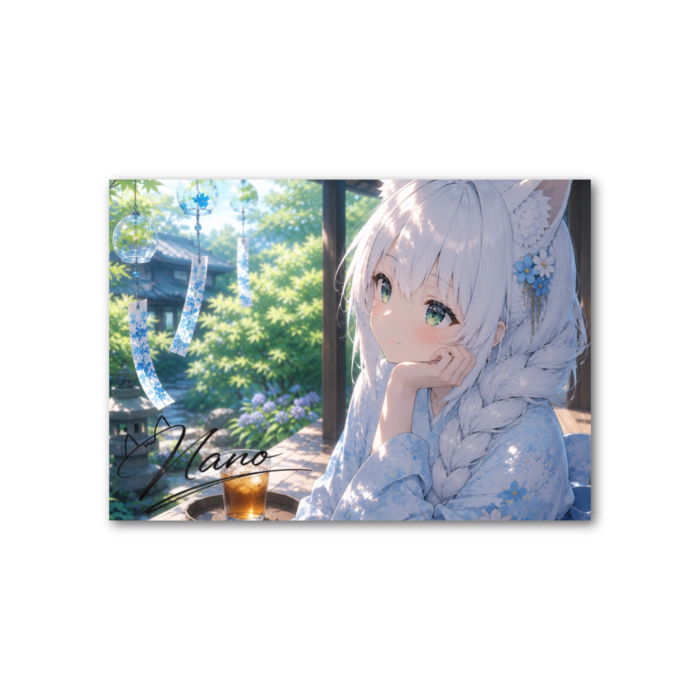 フォト風カード - 横 - 両面